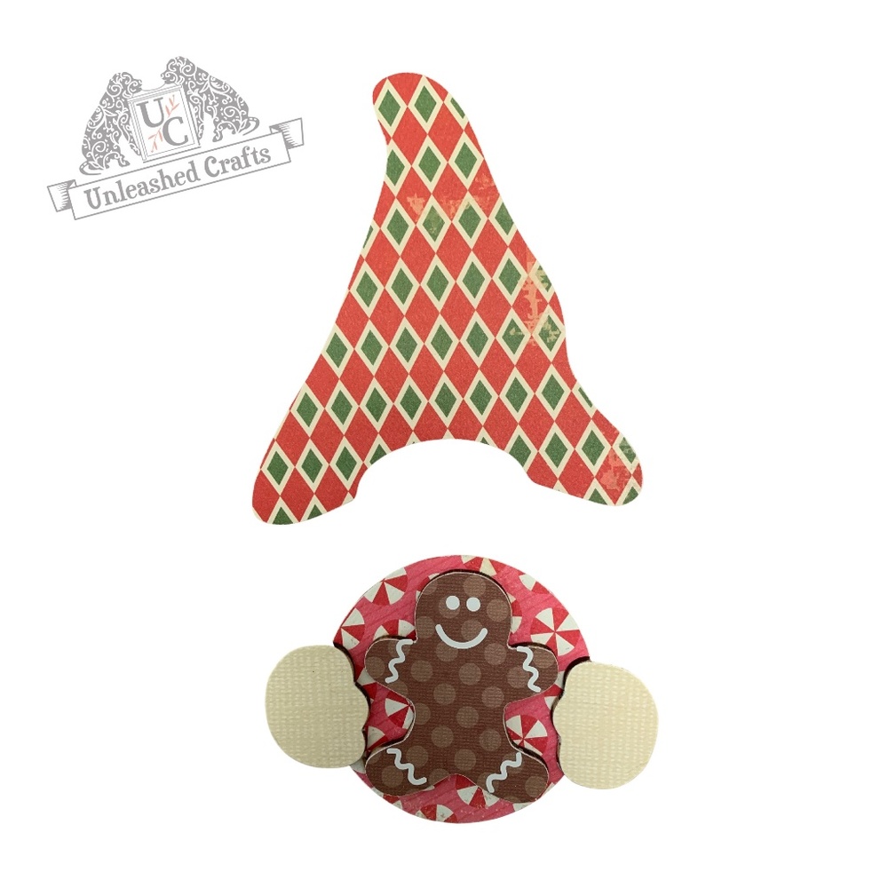 Wood Girl Gnome Add-on: Christmas Gingerbread Man